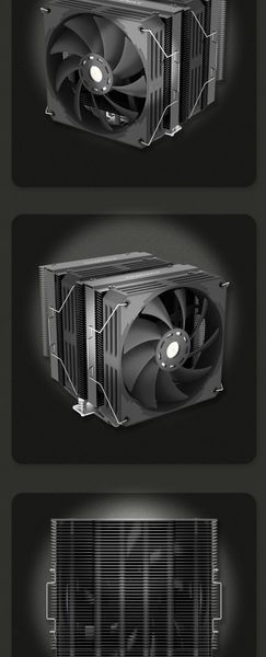 Повітряне охолодження GameMax Twin 600 Black 630771ua фото
