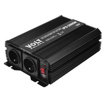 Перетворювач DC-AC Volt Polska IPS 2600 N 12/230V 1300/2600W (3IPSN26012) 508212 фото