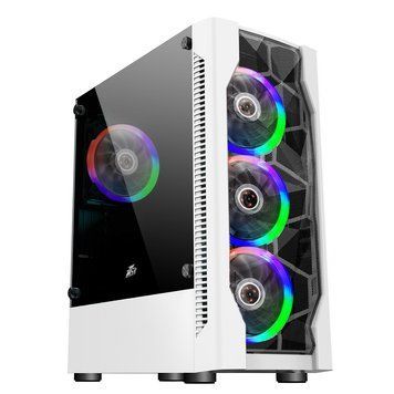 Корпус 1stPlayer D4-WH-4F1-W White 578475ua фото