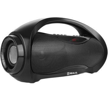 Портативна колонка Real-El X-713 Black (EL121600014) 580013ua фото