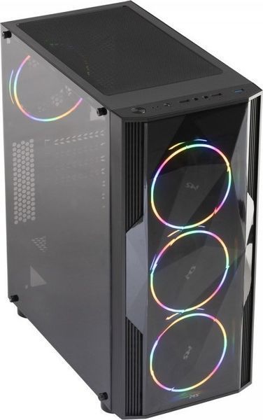 Корпус MS Fighter V315 RGB Black 542081 фото