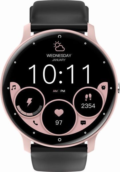 Смарт-годинник Gravity GT1-5 Pro Black/Pink 621750 фото