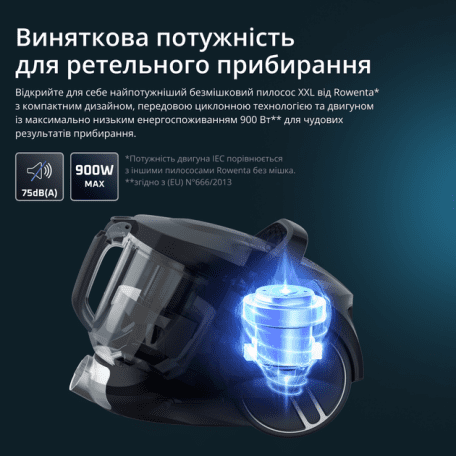 Пилосос безмішковий Rowenta Compact Power XXL RO4B75EA 533751ua фото