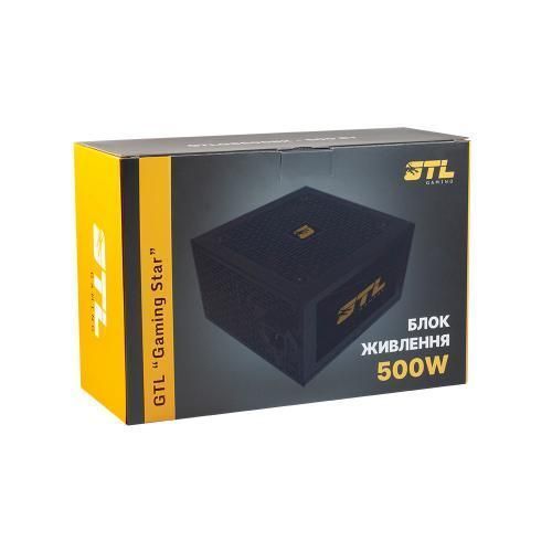 Блок живлення GTL Gaming Star 500W Black (GTLGS500BK) 622626ua фото