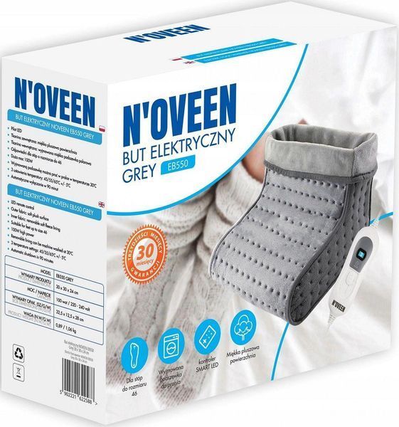 Електрогрілка для ніг N'oveen EB550 Gray 366980 фото