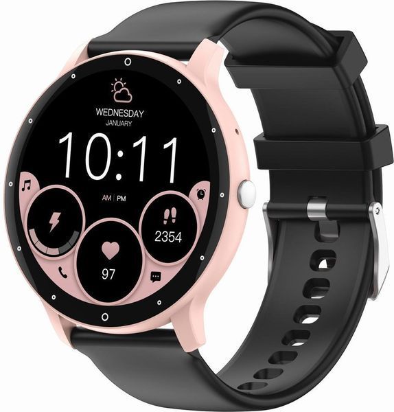 Смарт-годинник Gravity GT1-5 Pro Black/Pink 621750 фото