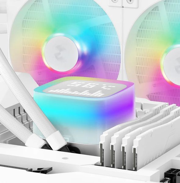 Водяне охолодження Deepcool LP360 ARGB White (R-LP360-WHMSMC-G-1) 619134ua фото