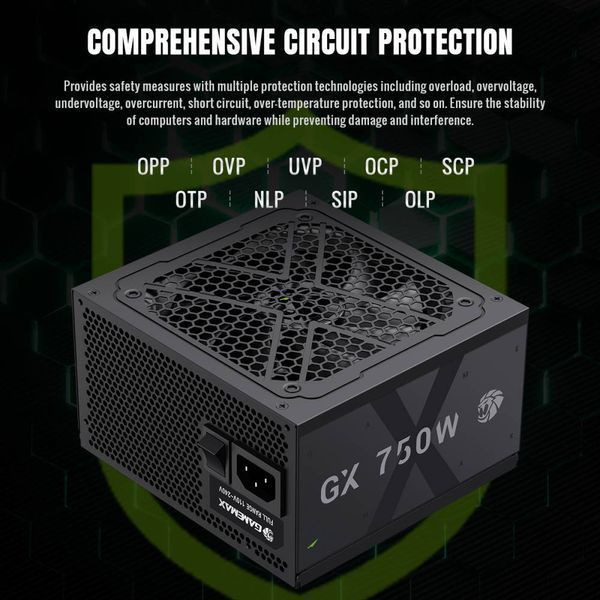 Блок питания GameMax GX 750GF 627759ua фото