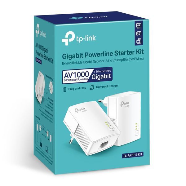 Powerline-адаптер TP-Link TL-PA7017 KIT 301885ua фото