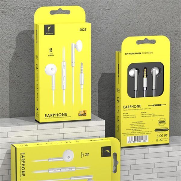 Навушники з мікрофоном SkyDolphin SR25 Metal Silver (HF-000464) 579541ua фото