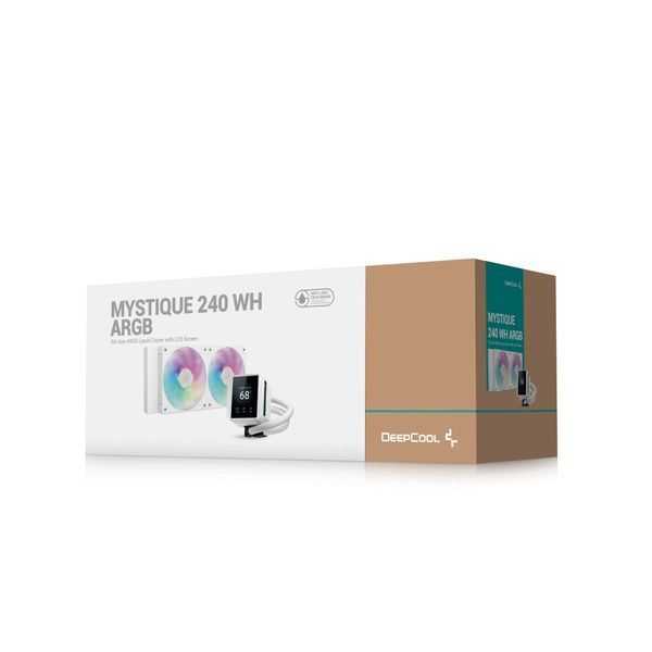 Водяне охолодження Deepcool Mystique 240 ARGB White (R-LX240-WHDSNMCP-G-1) 577689ua фото