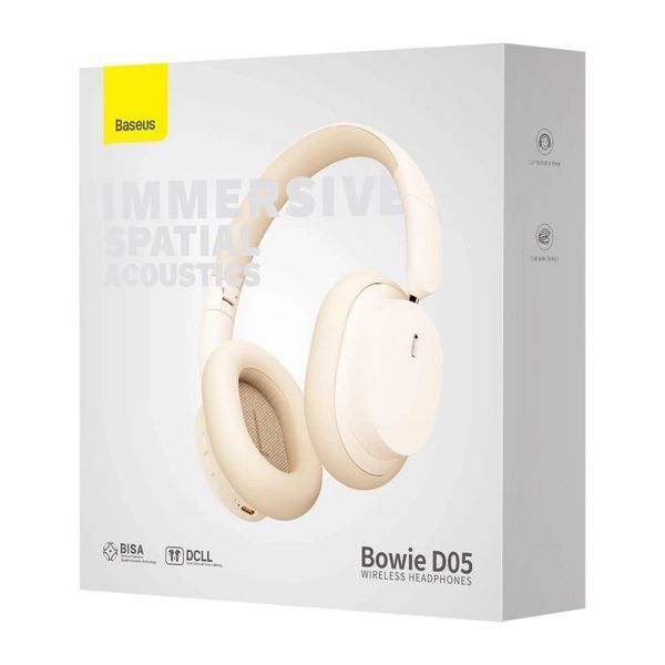 Навушники з мікрофоном Baseus Bowie D05 Cream 479668ua фото