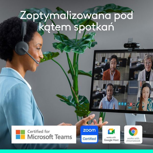 Веб-камера Logitech Brio 4K (960-001718) 590159ua фото