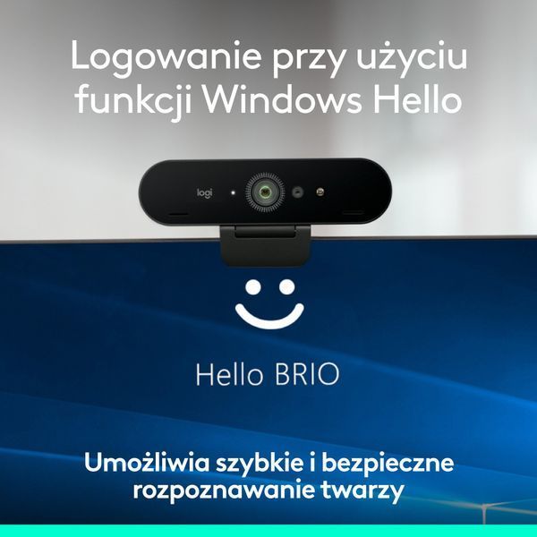 Веб-камера Logitech Brio 4K (960-001718) 590159ua фото