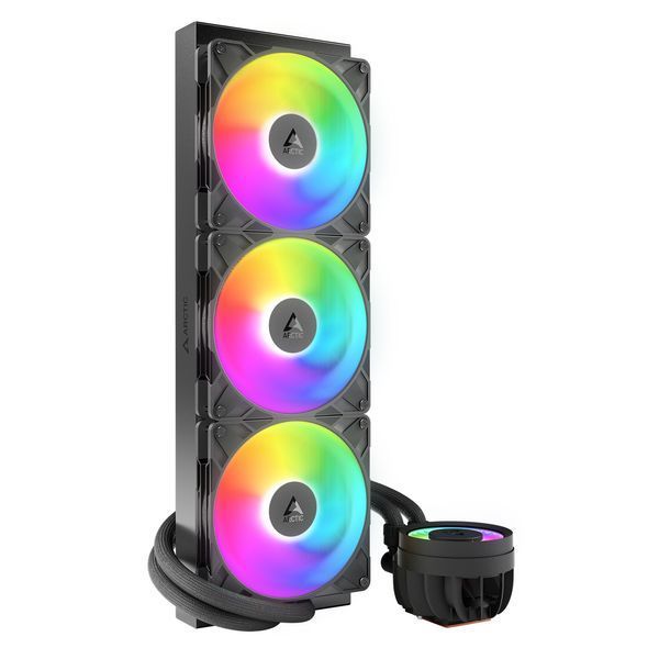 Водяне охолодження Arctic Liquid Freezer III Pro 420 A-RGB Black (ACFRE00185A) 616369ua фото