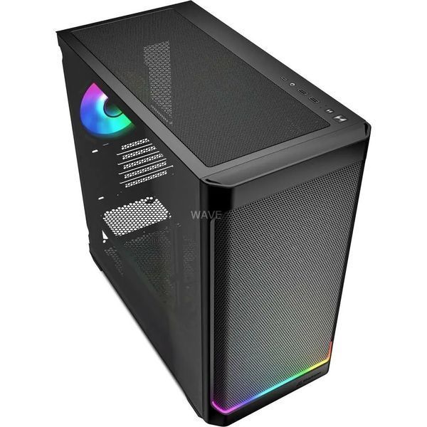 Корпус Sharkoon MK4W RGB Strip Black (4044951041763) 586339 фото
