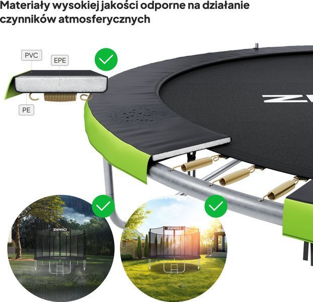 Батут Zipro Premium Jump Pro 10 FT Green 554937 фото