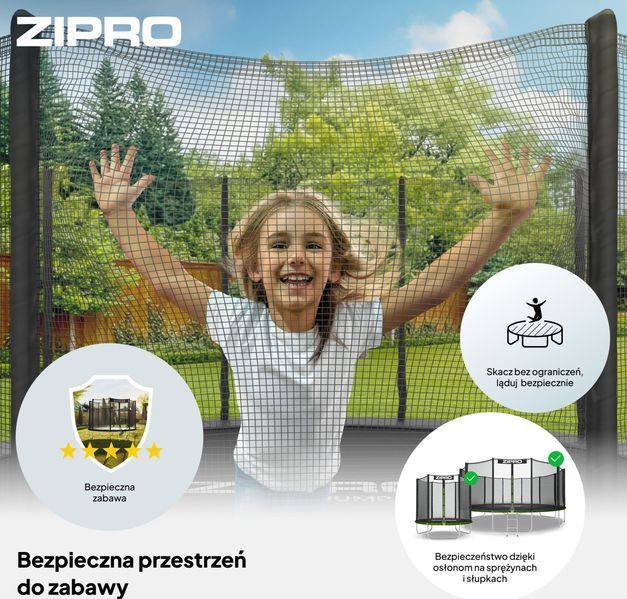 Батут Zipro Premium Jump Pro 10 FT Green 554937 фото