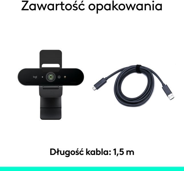 Веб-камера Logitech Brio 4K (960-001718) 590159ua фото
