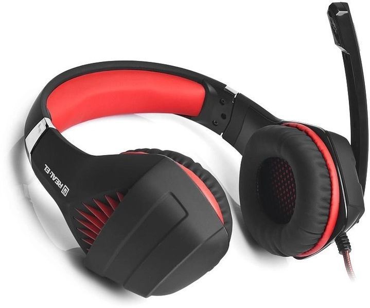 Наушники с микрофоном Real-El GDX-7600 Black-Red (EL124100028) 579481ua фото