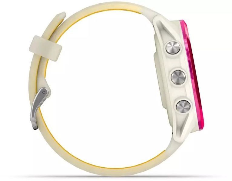 Смарт-годинник Garmin Forerunner 570 42mm Raspberry Aluminum w. Translucent Bone/Mango Band (010-02970-02/42) 621700 фото