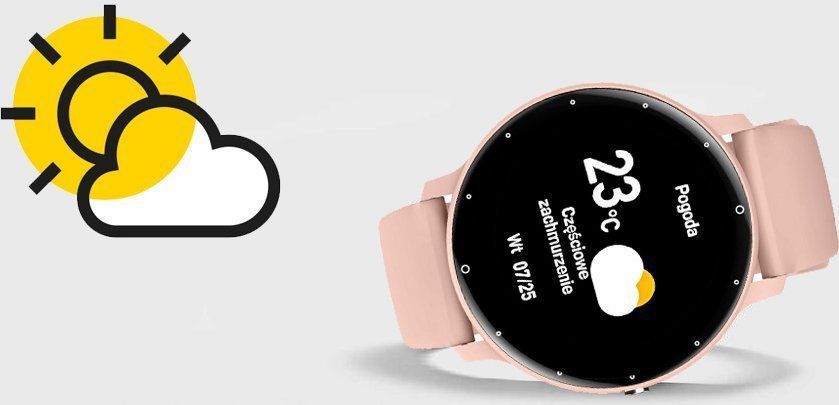 Смарт-годинник Gravity GT1-5 Pro Black/Pink 621750 фото