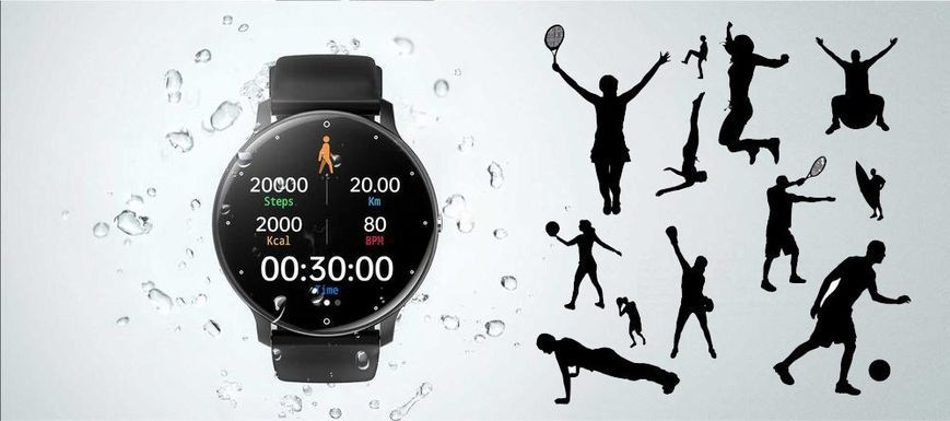 Смарт-годинник Gravity GT1-5 Pro Black/Pink 621750 фото