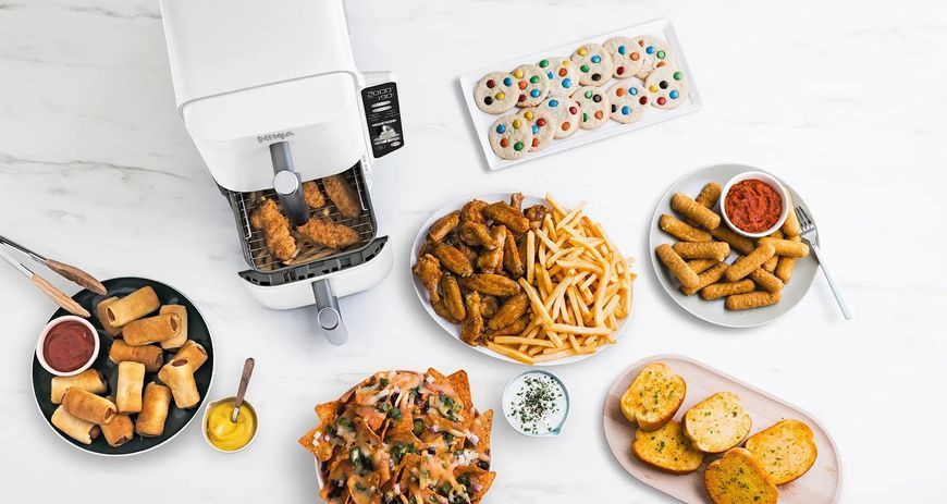 Мультипечь (аэрофритюрница) Ninja Double Stack XL 2-Level Air Fryer 9.5L (SL400EUWH) 568826ua фото