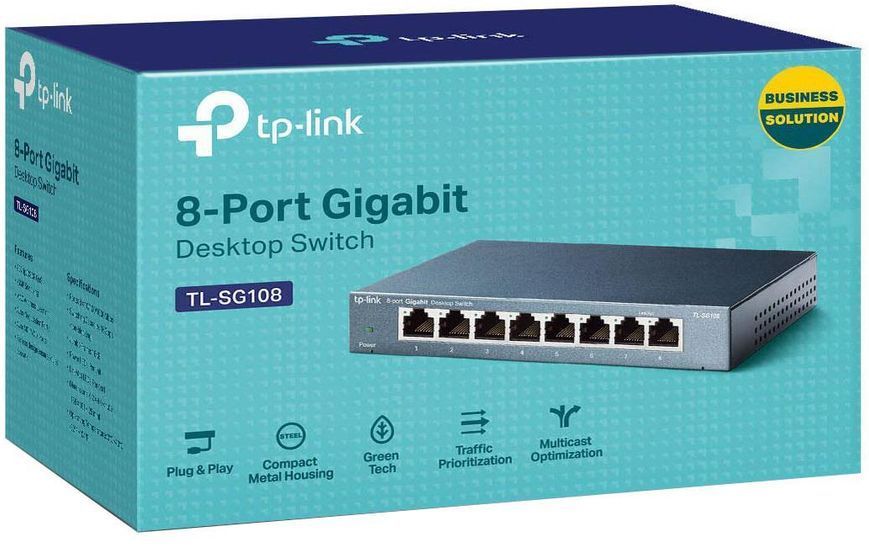Комутатор некерований TP-Link TL-SG108 294363ua фото