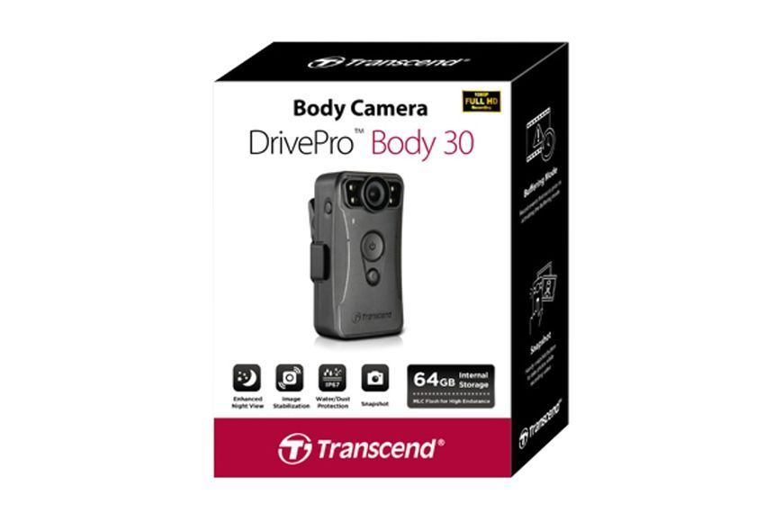 Екшн-камера Transcend DrivePro Body 30 Black (TS64GDPB30A) 517450 фото