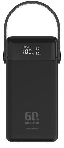 Зовнішній акумулятор (павербанк) GoGen PB600002B 60000mAh Black 619673 фото