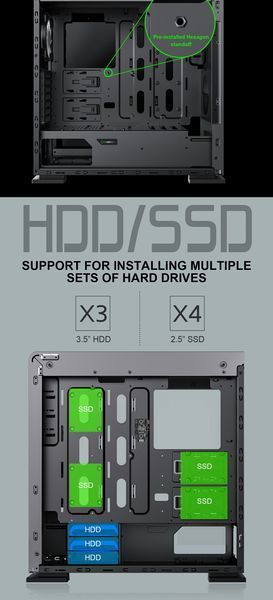 Корпус GameMax Vega Pro Gray 628403ua фото
