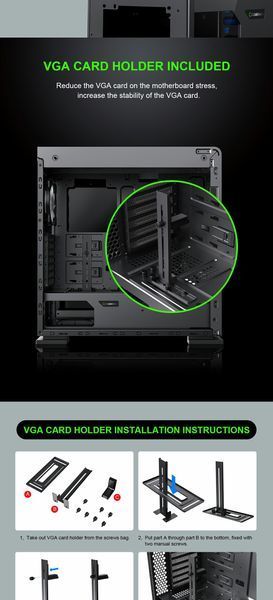 Корпус GameMax Vega Pro Gray 628403ua фото