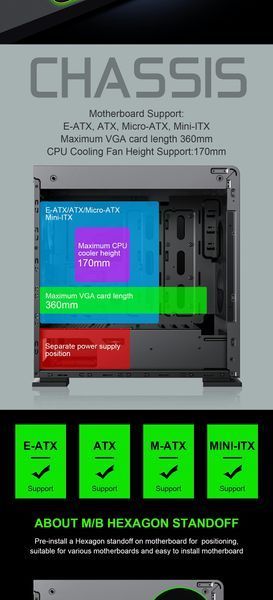 Корпус GameMax Vega Pro Gray 628403ua фото