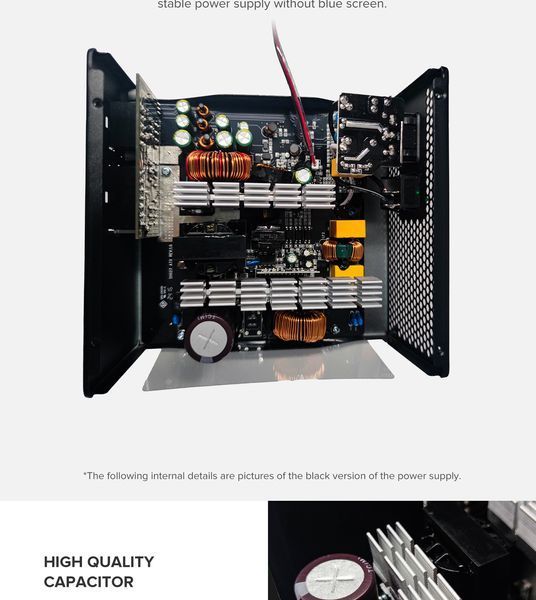 Блок живлення GameMax GM-600 Modular White 630404ua фото