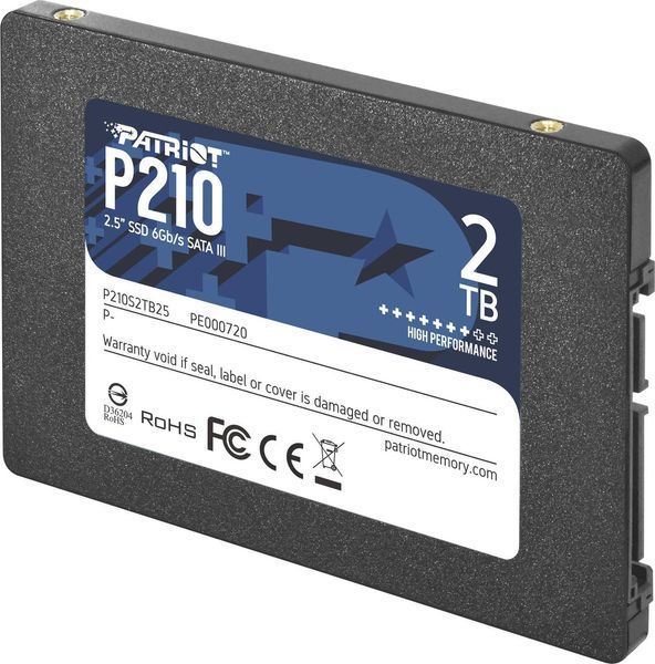 SSD накопитель Patriot P210 2 TB (P210S2TB25) 336042 фото