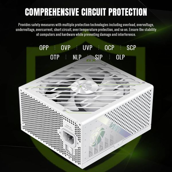 Блок живлення GameMax GX Pro 850G WH 627768ua фото