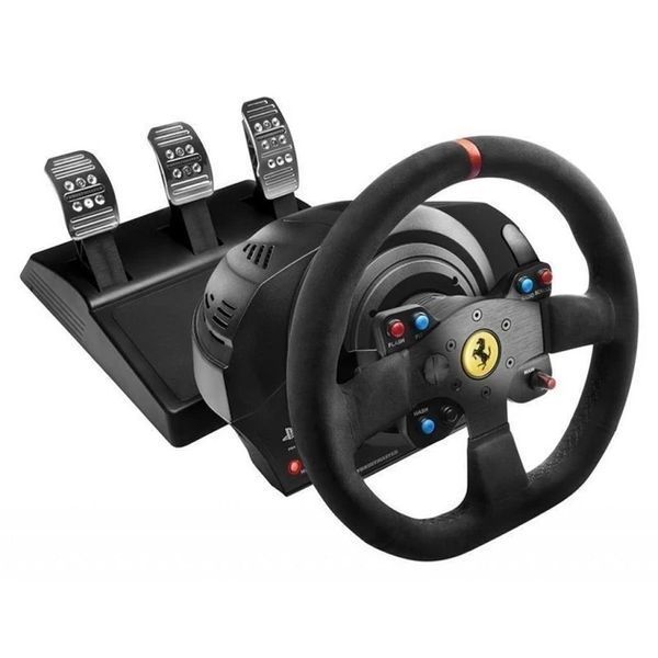 Комплект (кермо, педалі) Thrustmaster T300 Ferrari Integral RW Alcantara edition Black (4160652) 186820ua фото