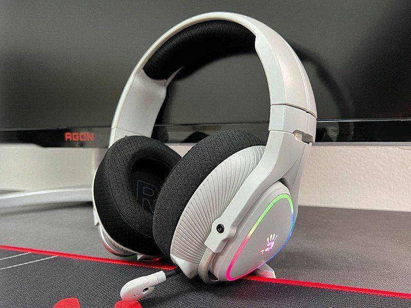 Наушники с микрофоном Bloody MR710 Gray 620769 фото