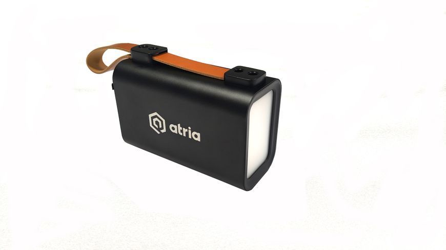 Зовнішній акумулятор (павербанк) Atria WPD-130 30000mAh Black 630457ua фото