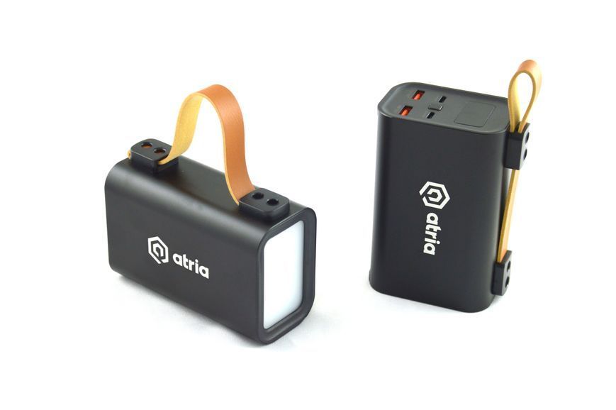Зовнішній акумулятор (павербанк) Atria WPD-130 30000mAh Black 630457ua фото