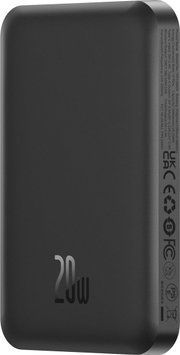 Зовнішній акумулятор (павербанк) Baseus Magnetic Bracket Mini 5000mAh 20W Black (P10022107113-00) 613576ua фото