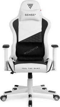 Компьютерное кресло для геймера Sense7 Spellcaster Senshi Edition White 497179 фото