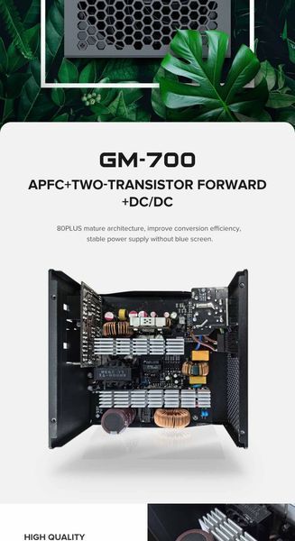 Блок живлення GameMax GM-700 Modular (6931858740524) 630405ua фото