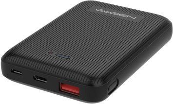 Зовнішній акумулятор (павербанк) Gogen PBMS100001B 10000mAh Black 619674 фото