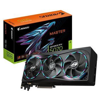 Видеокарта Gigabyte Aorus GeForce RTX 5070 MASTER 12G (GV-N5070AORUS M-12GD) 577623ua фото