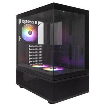 Корпус 1stPlayer Mi7-A-BK-2F7R-1F7 Black 578481ua фото
