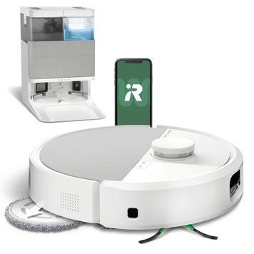 Робот-пылесос с влажной уборкой iRobot Roomba Plus 505 Combo White 573173 фото