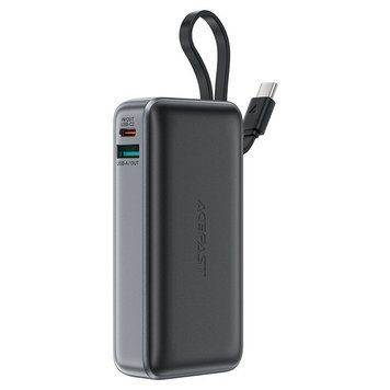 Внешний аккумулятор (павербанк) Acefast M7 10000mAh 30W Black 627162ua фото