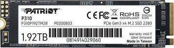 SSD накопичувач Patriot P310 1.92 TB (P310P192TM28) 364778ua фото